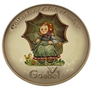 Vintage Goebel Hummel For Members Edition Plaque No2 Hum690 W. Germany 1978